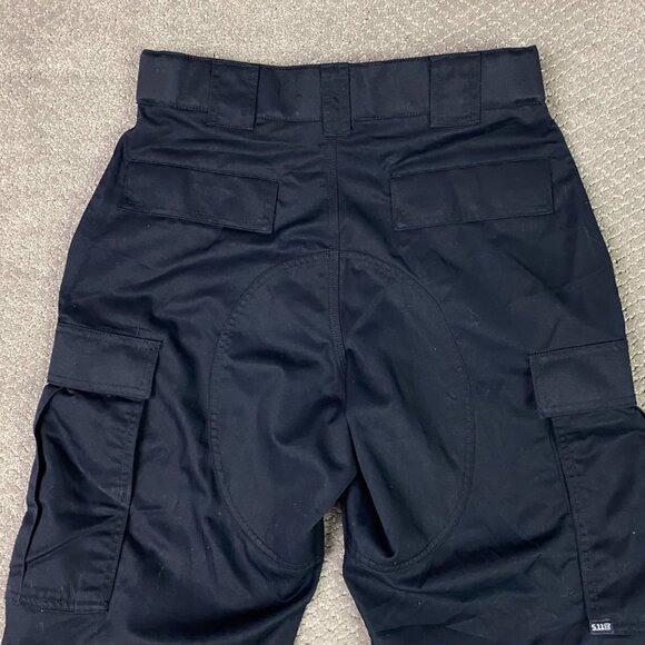 5.11 Tactical Twill TDU Pants Cargo Men's Medium Waist 31.5 - 35 Navy Blue 74004 - Picture 5 of 13